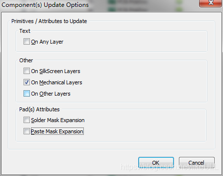 只选择“On Mechanical Layers